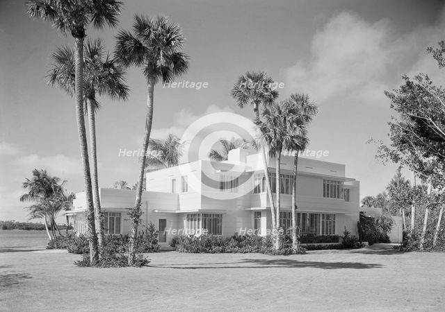 Charles S. Payson, residence in Hobe Sound, Florida, 1940. Creator: Gottscho-Schleisner, Inc.