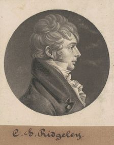Charles Sterett Ridgely, 1803. Creator: Charles Balthazar Julien Févret de Saint-Mémin