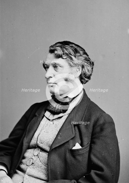Charles Sumner, between 1855 and 1865. Creator: Unknown.