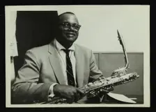 Charlie Fowlkes, baritone saxophonist with the Count Basie Orchestra, c1950s. Creator: Denis Williams
