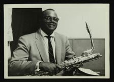 Charlie Fowlkes, baritone saxophonist with the Count Basie Orchestra, c1950s. Creator: Denis Williams