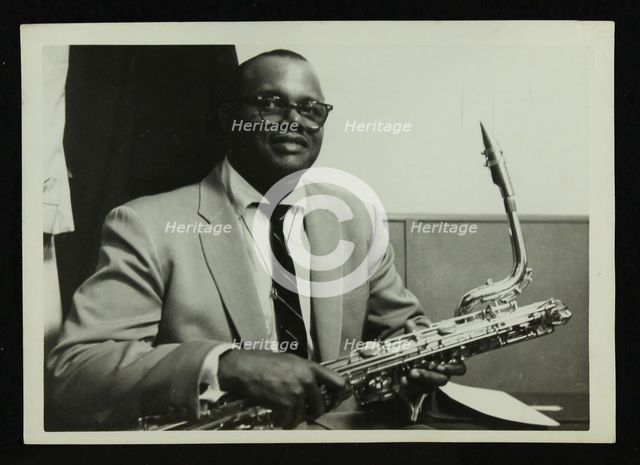 Charlie Fowlkes, baritone saxophonist with the Count Basie Orchestra, c1950s. Creator: Denis Williams.