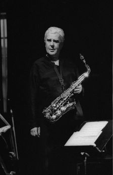 Charlie Mariano, Brecon Jazz Festival, Brecon, Powys, Wales, Aug 2002. Creator: Brian O'Connor