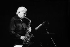 Charlie Mariano, Brecon Jazz Festival, Brecon, Powys, Wales, Aug 2002. Creator: Brian O'Connor