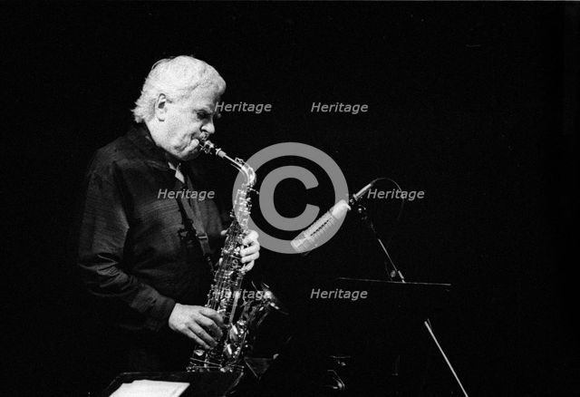 Charlie Mariano, Brecon Jazz Festival, Brecon, Powys, Wales, Aug 2002. Creator: Brian O'Connor.