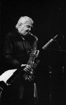 Charlie Mariano, Brecon Jazz Festival, Brecon, Powys, Wales, Aug 2002. Creator: Brian O'Connor