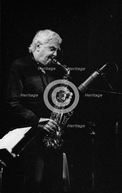 Charlie Mariano, Brecon Jazz Festival, Brecon, Powys, Wales, Aug 2002. Creator: Brian O'Connor.