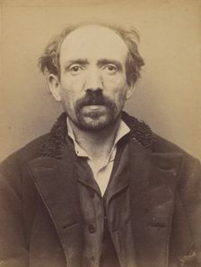 Charlier. Ernile, Frédéric. 40 ans, né à Brest (Finistère). Peintre. Vol. 18/3/94., 1894. Creator: Alphonse Bertillon
