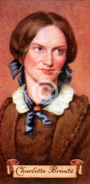 Charlotte Bronte, taken from a series of cigarette cards, 1935. Artist: Unknown