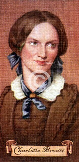 Charlotte Bronte, taken from a series of cigarette cards, 1935. Artist: Unknown