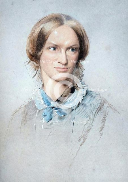 Charlotte Bronte, English novelist, 1850. Creator: George Richmond.