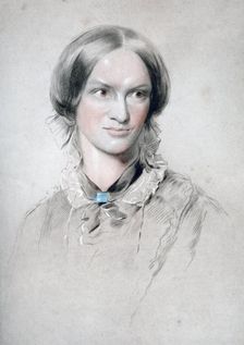 Charlotte Bronte, English novelist, 1850.Artist: George Richmond