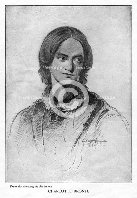 Charlotte Brontë, English novelist, 1906. Artist: Unknown