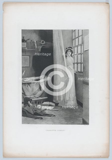 Charlotte Corday, 1890. Creator: Goupil and Co.