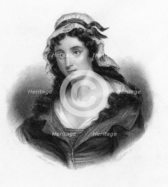 Charlotte Corday, murderer of French revolutionary Jean-Paul Marat, 1793. Artist: Unknown