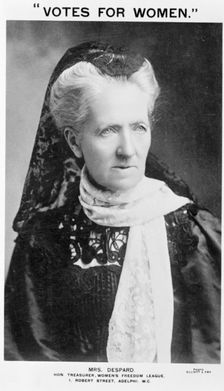 Charlotte Despard, c1909. Creator: Unknown