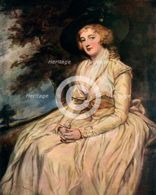 Charlotte, Lady Milnes 18th century (1910).Artist: George Romney