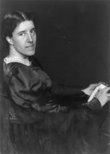 Charlotte Perkins Gilman, 1860-1935, c1900. Creator: Frances Benjamin Johnston