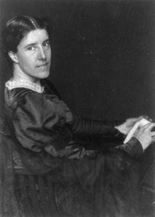 Charlotte Perkins Gilman, 1860-1935, c1900. Creator: Frances Benjamin Johnston