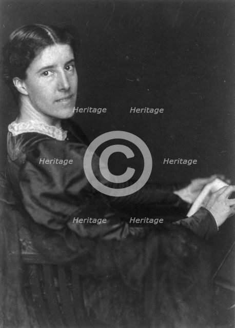 Charlotte Perkins Gilman, 1860-1935, c1900. Creator: Frances Benjamin Johnston.
