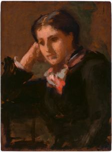 Charlotte Perkins Stetson Gilman, before 1880. Creator: Ellen Day Hale