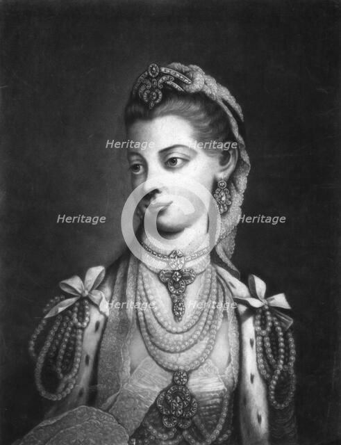 Charlotte, Queen Consort of King George III of Great Britain. Artist: Thomas Frye