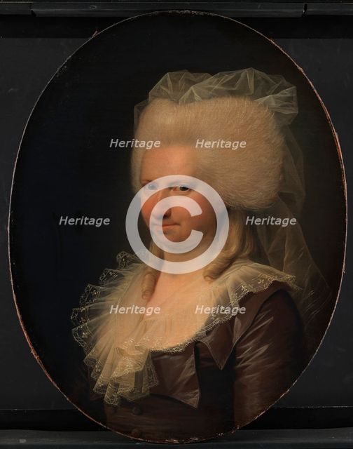 Charlotte Sophie Gerner, née Rasch, wife of Henrik Gerner, 1785. Creator: Jens Juel.