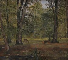 Charlottenlund Wood, North of Copenhagen, 1837. Creator: Lorenz Frolich