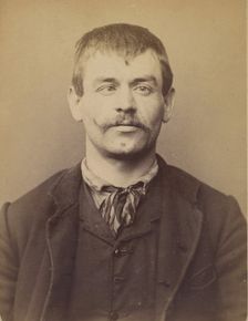 Charrié. Léon, Joseph. 27 ans, né à Paris XVllle. Garçon Plombier. Anarchiste. 1/3/94., 1894. Creator: Alphonse Bertillon