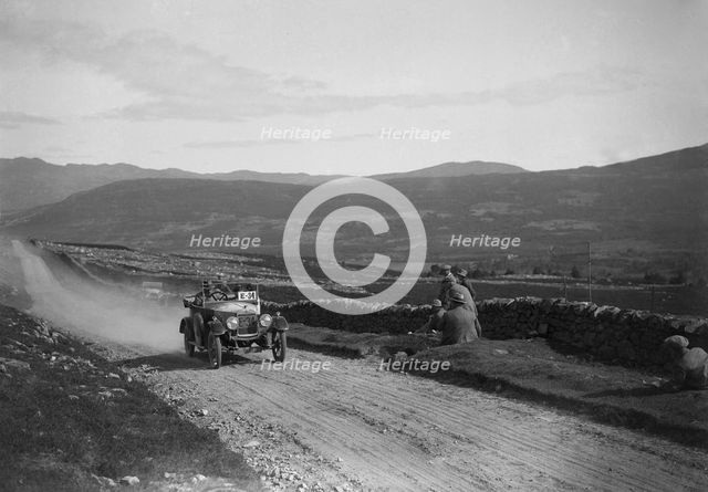 Charron-Laycock of T Shaw taking part in the Scottish Light Car Trial, 1922. Artist: Bill Brunell.