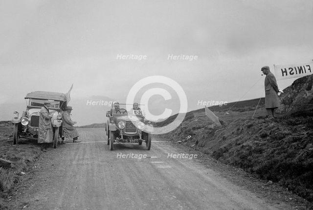 Charron-Laycock of T Shaw competing in the Scottish Light Car Trial, 1922. Artist: Bill Brunell.