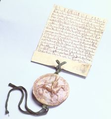 Charter of King John, 9th May, 1215. Creator: Unknown