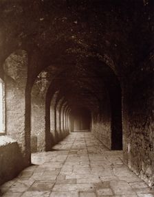 Charterhouse - cloisters, c1880. Creator: Henry Dixon & Son