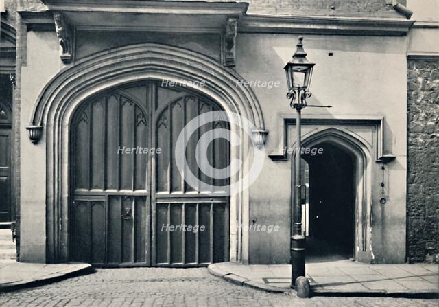 'Charterhouse. Exterior of Entrance Gateway', 1925. Artist: Unknown.