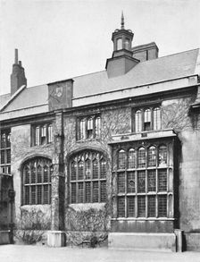 Charterhouse. Exterior of Hall, with Bay 1925