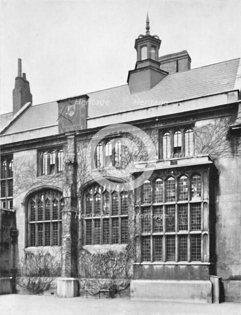 'Charterhouse. Exterior of Hall, with Bay', 1925. Artist: Unknown.