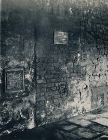 Charterhouse. Food-Hatch and Doorway of a Monk's Cell, in the Cloister 1925