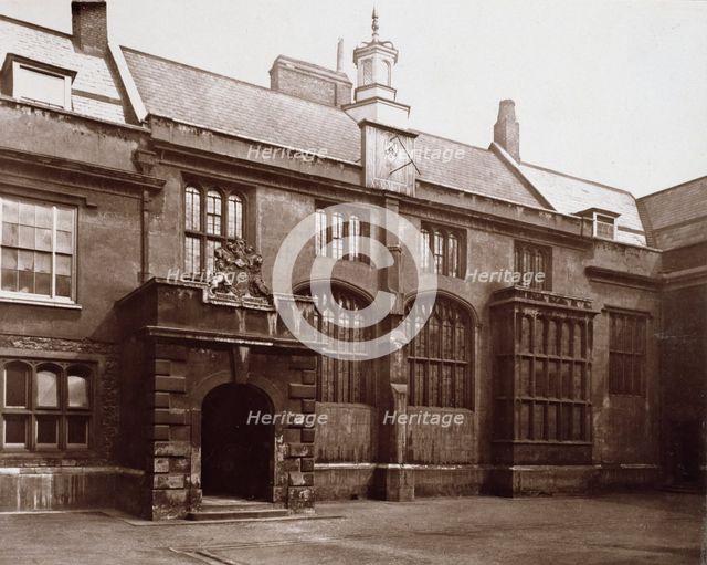 Charterhouse - Great Hall, exterior, c1880. Creator: Henry Dixon & Son.
