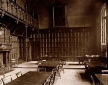 Charterhouse - Great Hall, interior, c1880. Creator: Unknown