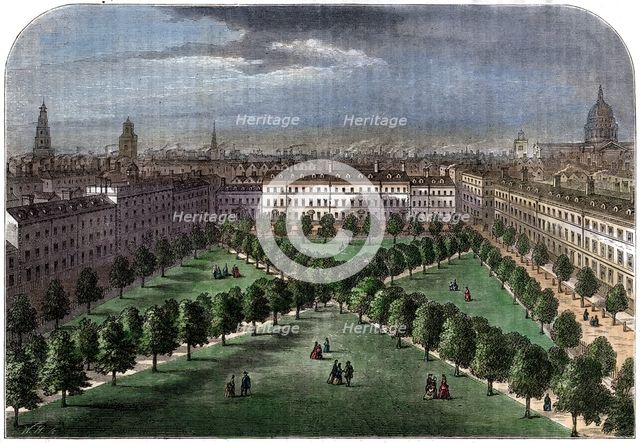 'Charterhouse Square', 19th century. Artist: Unknown