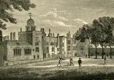 Charterhouse - The Quadrangle c1872. Creator: Unknown