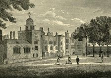 Charterhouse - The Quadrangle c1872. Creator: Unknown