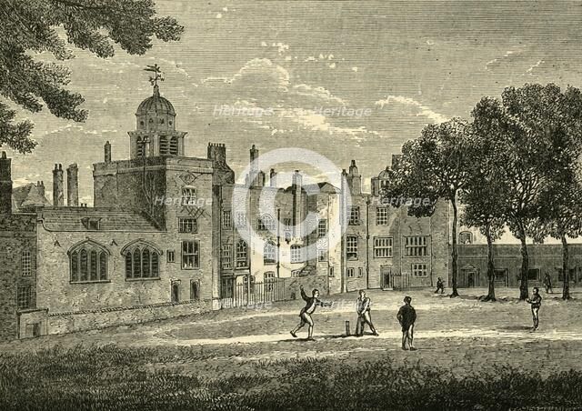 'Charterhouse - The Quadrangle', c1872. Creator: Unknown.