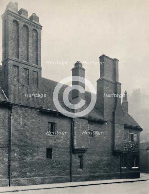 'Charterhouse. Wash-House Court, Exterior, West Front', 1925. Artist: Unknown.