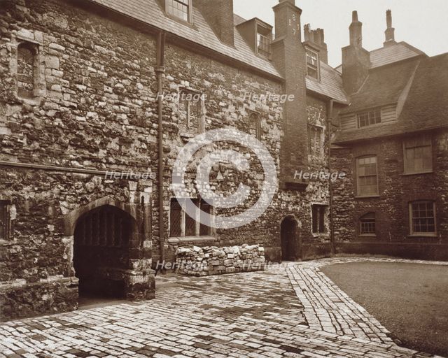 Charterhouse - Washhouse Court, c1880. Creator: Henry Dixon & Son.