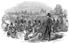 Chartist Agitation, the Police Force on Bonner's Fields, 1848, (1900)