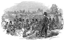 Chartist Agitation, the Police Force on Bonner's Fields, 1848, (1900)
