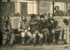 Chartists at church, c1839 (c1890). Creator: Unknown