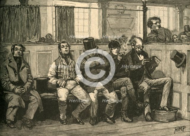 Chartists at church, c1839 (c1890). Creator: Unknown.