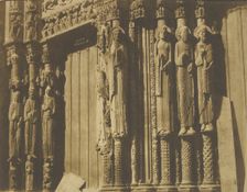 Chartres Cathedral, 1850-52. Creator: Em. Pec